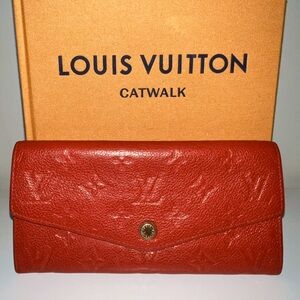 LV Monogram Empreinte Leather Curieuse Wallet